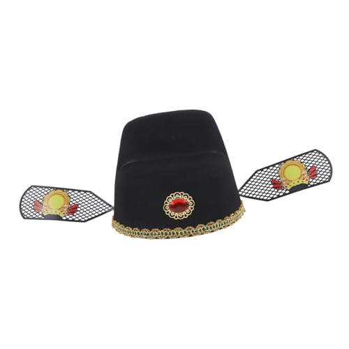 BESTonZON Hut Kappe Kindermütze Kinderhüte Kopfbedeckung im chinesischen Stil Cosplay-Kopfbedeckung Party-Kopfschmuck Kinderkostüm Requisite festliche Kopfbedeckung gefühlt Black BESTonZON Hut Kappe Kindermütze Kinderhüte Kopfbedeckung im chinesischen Stil Cosplay-Kopfbedeckung Party-Kopfschmuck Kinderkostüm Requisite festliche Kopfbedeckung gefühlt Black von BESTonZON