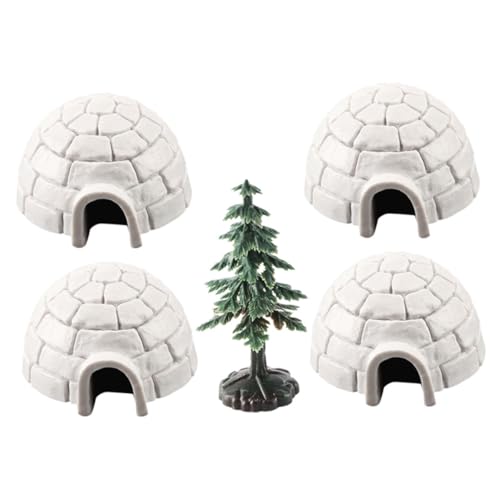 BESTonZON Iglu Modell Für Figuren Winter Mini Tischbaum Kleiner Baumschmuck Kleines Ornament Modellfiguren Kleine Baumdekoration Ornamente Bastelkunststoff BESTonZON Iglu Modell Für Figuren Winter Mini Tischbaum Kleiner Baumschmuck Kleines Ornament Modellfiguren Kleine Baumdekoration Ornamente Bastelkunststoff von BESTonZON