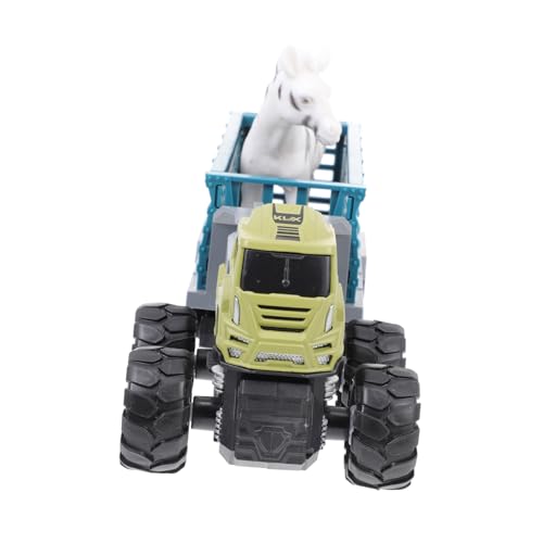 BESTonZON Inertiales LKW mit Realistischem Tieranhänger Langlebiges Legierungsmodell Keine Batterien Offene Heckklappe Ziehfahrzeug für Ab Jahren Zufällige Farbe Zufällige Farbe BESTonZON Inertiales LKW mit Realistischem Tieranhänger Langlebiges Legierungsmodell Keine Batterien Offene Heckklappe Ziehfahrzeug für Ab Jahren Zufällige Farbe Zufällige Farbe von BESTonZON