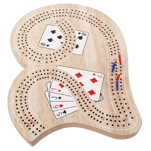 BESTonZON Innovatives Cribbage Brettspiel Set Form Zählbrett Tragbar und Kompakt für Spieler Präzises Punktezählen Leicht Transportierbar Gesellschaftsspiel für Zuhause und Reisen BESTonZON Innovatives Cribbage Brettspiel Set Form Zählbrett Tragbar und Kompakt für Spieler Präzises Punktezählen Leicht Transportierbar Gesellschaftsspiel für Zuhause und Reisen von BESTonZON