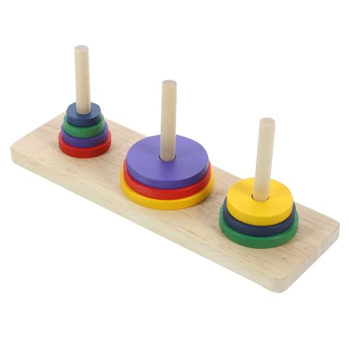 Intellektuelles Spielzeug-Puzzle-brettspiel Aus Holz Hanoi-Turm Gehirn Für Erwachsene Familienparty-Spiel von BESTonZON