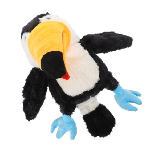 BESTonZON Interaktives Handpuppen Vogelform Kuscheliges Plüsch Handpüppchen für Beweglicher Schnabel Realistisches Storytelling Kreatives Rollenspiel BESTonZON Interaktives Handpuppen Vogelform Kuscheliges Plüsch Handpüppchen für Beweglicher Schnabel Realistisches Storytelling Kreatives Rollenspiel von BESTonZON