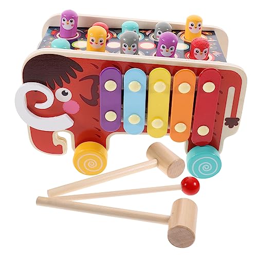 BESTonZON Babyspielzeug 1 Set Aus Holz Hämmern Spielzeug Pädagogisches Hämmern Spielzeug für Kognitives Spielzeug BESTonZON Babyspielzeug 1 Set Aus Holz Hämmern Spielzeug Pädagogisches Hämmern Spielzeug für Kognitives Spielzeug von BESTonZON
