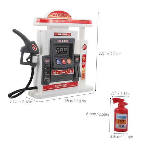 BESTonZON Interaktives Simulation Gasstation Spielset mit Licht und Sound Kinderfreundlich Realistische Tankerfahrung Fördert Rollenspiel und Soziales Kindergarten von BESTonZON