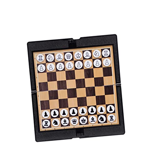 BESTonZON Internationales Dame Schach Faltbare Reisespielbretter Brettspielkette Schachbrett Backgammon Spiele Tragbare Magnetische Dame Schwarz BESTonZON Internationales Dame Schach Faltbare Reisespielbretter Brettspielkette Schachbrett Backgammon Spiele Tragbare Magnetische Dame Schwarz von BESTonZON