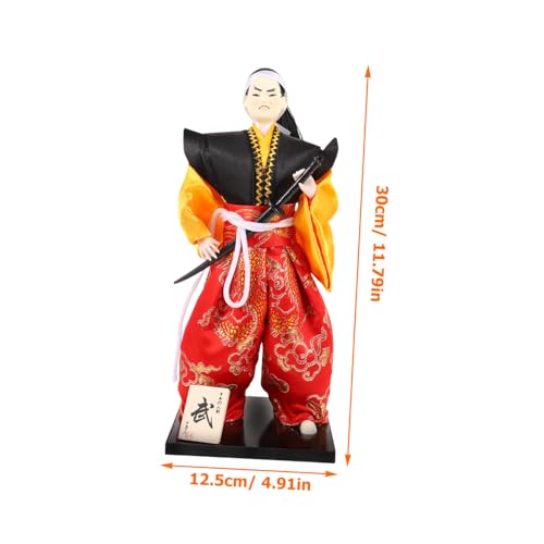 BESTonZON Japanische Samurai Puppe Figur Japanische Wohnkultur Dekoration Leicht und Langlebig für Zuhause Büro Schlafzimmer Geschenkidee von BESTonZON