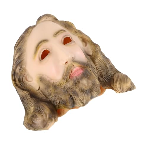 BESTonZON Jesus-maske Led-maske Maskerade Weihnachtsmasken Dekoriert Halloween Grimasse Gesicht Jesus Kopfbedeckung Neuartige Maske Neuheitsmaske Kostüm Maske Cosplay-maske Emulsion BESTonZON Jesus-maske Led-maske Maskerade Weihnachtsmasken Dekoriert Halloween Grimasse Gesicht Jesus Kopfbedeckung Neuartige Maske Neuheitsmaske Kostüm Maske Cosplay-maske Emulsion von BESTonZON