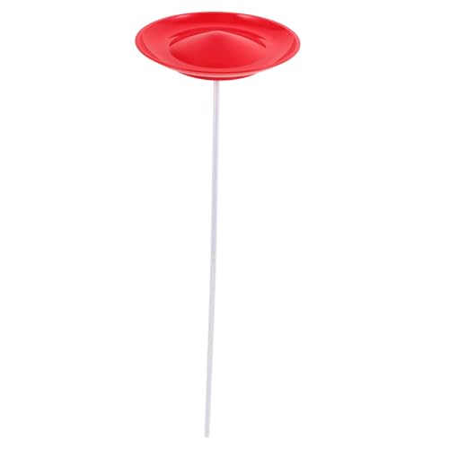 BESTonZON Jonglier Plattenspieler Drehender Essteller Zirkus Fähigkeiten Ausrüstung Jonglierteller Set Drehteller Mit Stöcken Spielzeug Für Zirkusvorstellungen Jonglier Drehteller von BESTonZON