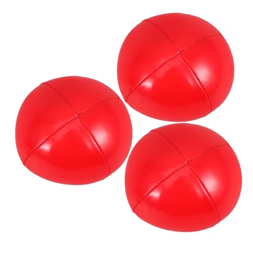 BESTonZON Jonglierbälle Aus PU Weiche Und Langlebige Wurfspielzeuge Für Anfänger Interaktive Wurfspiel Accessoires Für Drinnen Und Draußen Rote Farbe BESTonZON Jonglierbälle Aus PU Weiche Und Langlebige Wurfspielzeuge Für Anfänger Interaktive Wurfspiel Accessoires Für Drinnen Und Draußen Rote Farbe von BESTonZON