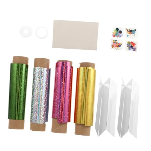 BESTonZON Kaleidoskop-Material Junge Mädchen DIY Handgemachte Kaleidoskop-herstellungszubehör Beuteln Mit Kaleidoskop-herstellungswerkzeugen Bastelset Für Optische Experimente von BESTonZON