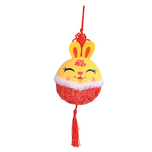 BESTonZON Figuren für Das Neue Jahr 20cm Stofftier Dekoratives Hasenmaskottchen BESTonZON Figuren für Das Neue Jahr 20cm Stofftier Dekoratives Hasenmaskottchen von BESTonZON