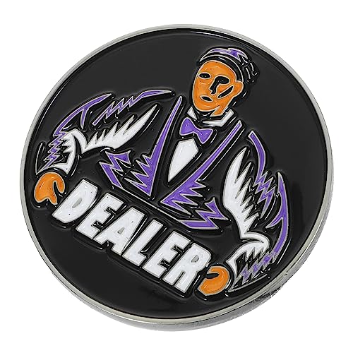 BESTonZON Metall Poker Button für Pokerabende Pokerzubehör Glatte Oberfläche für Partys und Spiele Vielseitig Einsetzbarer Spielmarker BESTonZON Metall Poker Button für Pokerabende Pokerzubehör Glatte Oberfläche für Partys und Spiele Vielseitig Einsetzbarer Spielmarker von BESTonZON