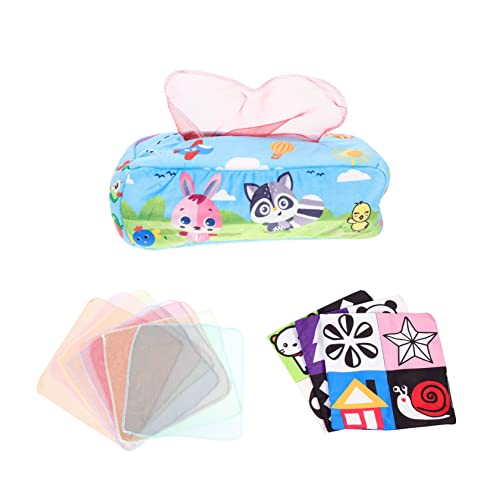 BESTonZON Kasten Lernspielzeug für interaktives plüschtier papiertaschentücher Box Neugeborenes sensorisch Sinnesspielzeug für Kleinkinder -Accessoire BESTonZON Kasten Lernspielzeug für interaktives plüschtier papiertaschentücher Box Neugeborenes sensorisch Sinnesspielzeug für Kleinkinder -Accessoire von BESTonZON