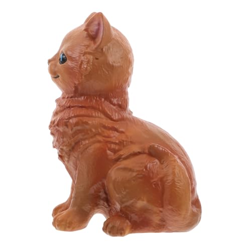 BESTonZON Katzenmodell Aus Weichem Kunststoff Bananenkatze-plüschtier Orangefarbenes Katzenstofftier Kattunkatze Stofftier Katzenartikel Für Katzenliebhaber Roboter Katze Katzenfiguren Vinyl BESTonZON Katzenmodell Aus Weichem Kunststoff Bananenkatze-plüschtier Orangefarbenes Katzenstofftier Kattunkatze Stofftier Katzenartikel Für Katzenliebhaber Roboter Katze Katzenfiguren Vinyl von BESTonZON