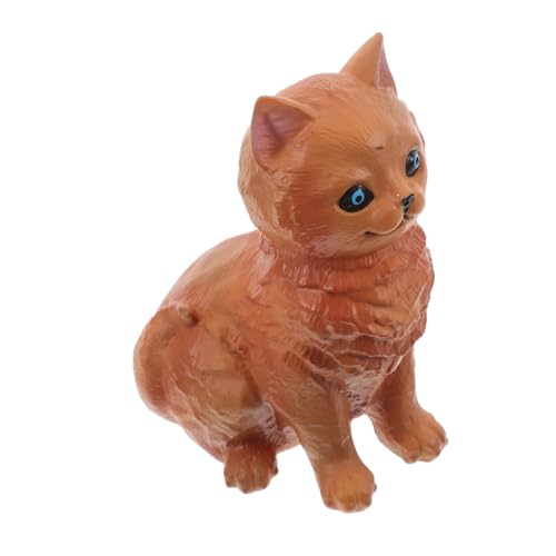 BESTonZON Katzenmodell Aus Weichem Kunststoff Roboterkatze Outdoor-Figur Beleuchtet Katzen Katze Plüschtier Stofftier Einer Grau Getigerten Katze Gewichteter Katzenplüsch Roboter Katze Vinyl BESTonZON Katzenmodell Aus Weichem Kunststoff Roboterkatze Outdoor-Figur Beleuchtet Katzen Katze Plüschtier Stofftier Einer Grau Getigerten Katze Gewichteter Katzenplüsch Roboter Katze Vinyl von BESTonZON