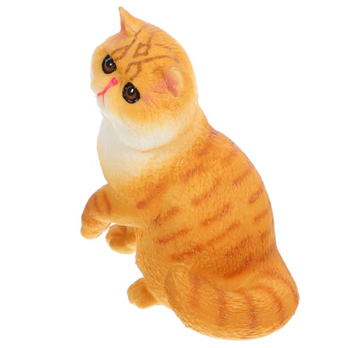BESTonZON Katzenfigur Kunststoff Simulierte Perserkatze Dekoratives Für Zuhause Garten Und Kinderzimmer Für Katzenliebhaber Lernspielzeug BESTonZON Katzenfigur Kunststoff Simulierte Perserkatze Dekoratives Für Zuhause Garten Und Kinderzimmer Für Katzenliebhaber Lernspielzeug von BESTonZON