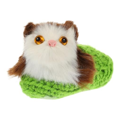 BESTonZON Katzenschmuck Kuscheltier Animal Figures Katzenspielzeug, interaktives Interaktives Katzenspielzeug künstliches Katzenspielzeug Tierspielzeug für Garn Green BESTonZON Katzenschmuck Kuscheltier Animal Figures Katzenspielzeug, interaktives Interaktives Katzenspielzeug künstliches Katzenspielzeug Tierspielzeug für Garn Green von BESTonZON