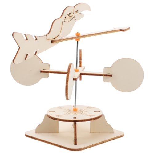 BESTonZON Kinder-DIY-windmühlen-bastelset, Wissenschaftliche Kits, Spielzeug, Pädagogisches Wissenschafts-windfahnen-experimentierset-Set Für Mint- Und Homeschool-aktivitäten, Holzhandwerk, von BESTonZON