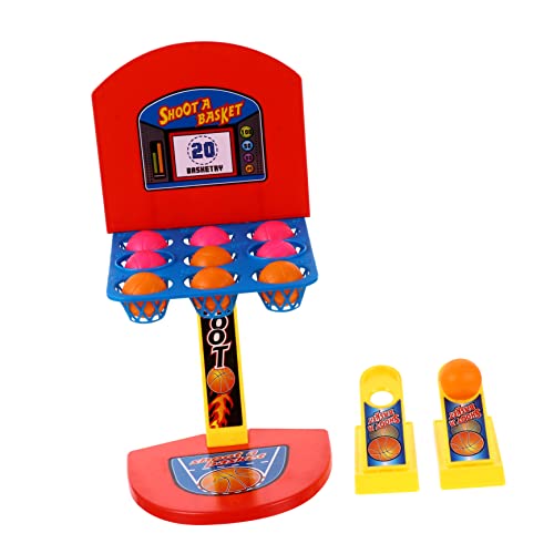 BESTonZON Kinderspiel Basketball Wurfspiel Buntes Desktop Basketballspielzeug Konzentration und Hand Augen Koordination Sicheres Sportspiel für Drinnen und Eltern Junge Mädchen von BESTonZON