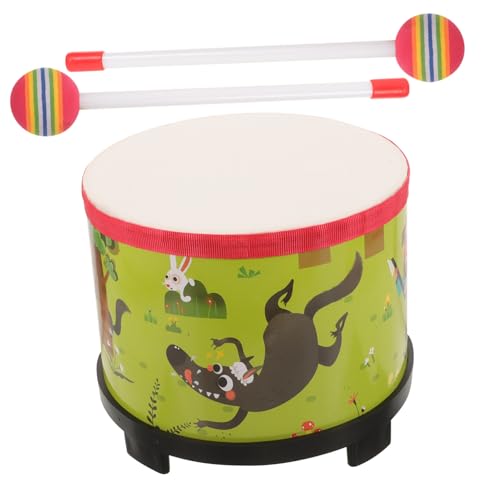 BESTonZON Kindertrommel Boden Schlaginstrument Pädagogisch Leicht Tragbar mit Mallets Fördert Rhythmus und Motorische Fähigkeiten für Kleinkinder und Vorschulkinder BESTonZON Kindertrommel Boden Schlaginstrument Pädagogisch Leicht Tragbar mit Mallets Fördert Rhythmus und Motorische Fähigkeiten für Kleinkinder und Vorschulkinder von BESTonZON