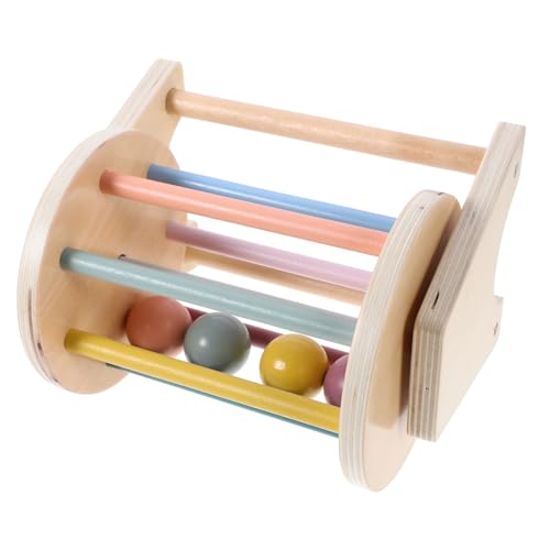 BESTonZON Kindertrommeln Instrumente Rollspielzeug für Babys Kleinkindspiele Planke holzspielzeug für Werkzeug Holzwalze Textiltrommel-Modellierspielzeug hölzern BESTonZON Kindertrommeln Instrumente Rollspielzeug für Babys Kleinkindspiele Planke holzspielzeug für Werkzeug Holzwalze Textiltrommel-Modellierspielzeug hölzern von BESTonZON