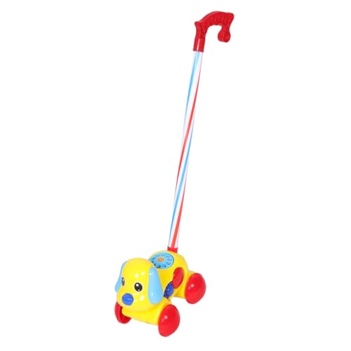 BESTonZON Kleinkind-Kinderwagen Babyauto Gehhilfe Aus Holz Schieben Ez-Walze -schiebeauto Lauflernhilfen Laufendes Für Kleinkinder Wanderer Schieben Autokinder Metall von BESTonZON
