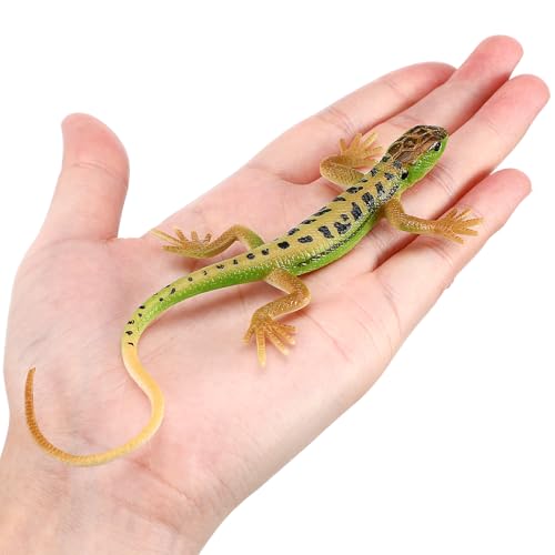 BESTonZON Eidechsenspielzeug, Realistisches Künstliches Modell Einer Gefälschten Eidechse, Eidechsenfigur, Spielzeug, Reptilien-Eidechsenspielzeug, Streich, Halloween-Partygeschenke Für Kinder (Grün) BESTonZON Eidechsenspielzeug, Realistisches Künstliches Modell Einer Gefälschten Eidechse, Eidechsenfigur, Spielzeug, Reptilien-Eidechsenspielzeug, Streich, Halloween-Partygeschenke Für Kinder (Grün) von BESTonZON