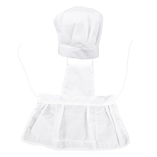 BESTonZON Kochschürze mit Kochmütze Kleine Verstellbare Schürze mit Tasche für Küchenrollenspiel Kreatives Backen und Kochen für Mädchen Kostüm für Geburtstagsfeiern und Halloween BESTonZON Kochschürze mit Kochmütze Kleine Verstellbare Schürze mit Tasche für Küchenrollenspiel Kreatives Backen und Kochen für Mädchen Kostüm für Geburtstagsfeiern und Halloween von BESTonZON