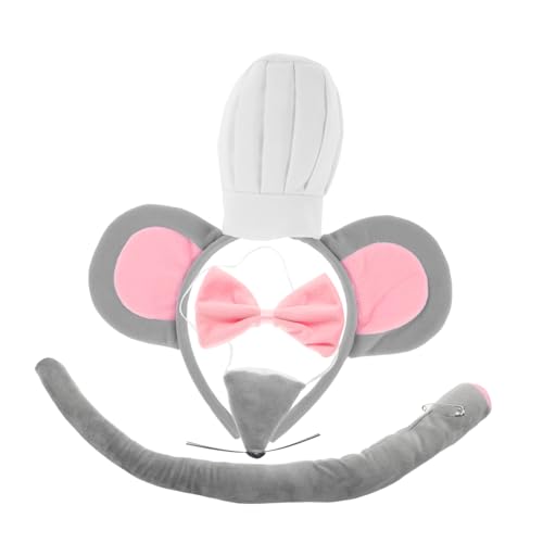 BESTonZON Kostüm Set für Teiliges Set mit Tierohren Haarreif Nase Fliege und für Halloween Cosplay Geburtstagsfeiern und Karneval Komfortabel und Vielseitig Einsetzbar BESTonZON Kostüm Set für Teiliges Set mit Tierohren Haarreif Nase Fliege und für Halloween Cosplay Geburtstagsfeiern und Karneval Komfortabel und Vielseitig Einsetzbar von BESTonZON