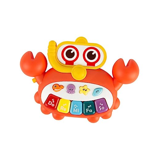 BESTonZON Krabben elektronische Orgel für kinderspielzeug sensorisches Babyspielzeug für Neugeborene interaktives Klavierspielzeug Musikalisches Babyspielzeug BESTonZON Krabben elektronische Orgel für kinderspielzeug sensorisches Babyspielzeug für Neugeborene interaktives Klavierspielzeug Musikalisches Babyspielzeug von BESTonZON