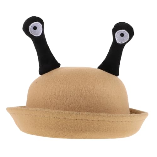 BESTonZON Kreative Kleine Runde Mütze mit Schneckenaugen design Lässig und Modisch Leicht und Langlebig Geeignet für Jungen und Mädchen für Herbst und Winter Hellbraun BESTonZON Kreative Kleine Runde Mütze mit Schneckenaugen design Lässig und Modisch Leicht und Langlebig Geeignet für Jungen und Mädchen für Herbst und Winter Hellbraun von BESTonZON