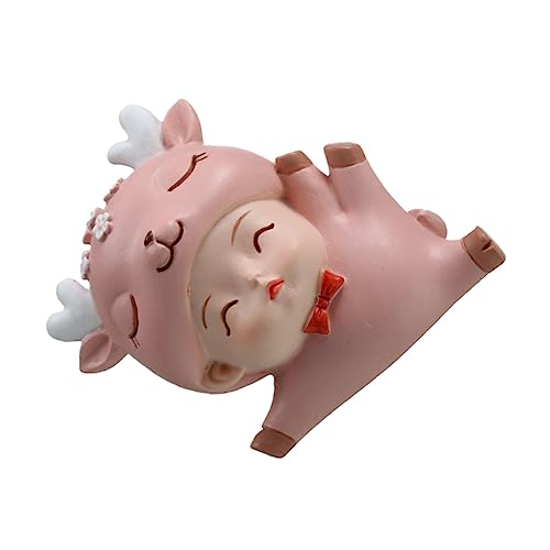 BESTonZON Kreative Resin Cake Sculpture Ornament für Geburtstagstorte Niedliche Waldtiere Deko Lebendige Tortendeko für Jungen Mädchen Sichere Kuchenfigur Detailreiche Kuchenverzierung von BESTonZON