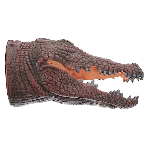 BESTonZON Krokodil Handpuppe Für Lustiges Tier Handspielzeug Für Rollenspiele Ideal Als Für Jungen Und ädchen Zufällige Farben Tier Handpuppe Für Kreative Spiele von BESTonZON
