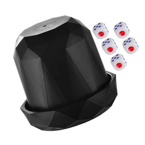 BESTonZON Ktv Würfelspiel Teiliges Würfelspielzeug mit Geräuscharmem Becher Party Spielwürfel Brettspiel Zubehör für Gesellige Ktv Abendveranstaltungen BESTonZON Ktv Würfelspiel Teiliges Würfelspielzeug mit Geräuscharmem Becher Party Spielwürfel Brettspiel Zubehör für Gesellige Ktv Abendveranstaltungen von BESTonZON