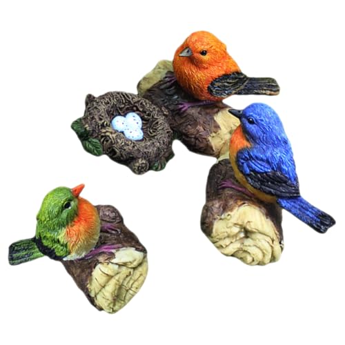 BESTonZON Künstliche Vogel Figur Mit Vogelnest Lebensechte Vogel Garten Dekoration Farben Für Mikro Landschaftsdesign Und Dekoartikel BESTonZON Künstliche Vogel Figur Mit Vogelnest Lebensechte Vogel Garten Dekoration Farben Für Mikro Landschaftsdesign Und Dekoartikel von BESTonZON