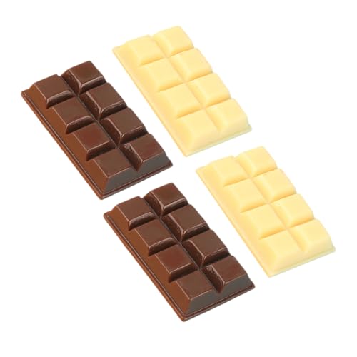 BESTonZON Kunstschokoladen Modelle Falsche Schokoladen Deko Für Puppenhaus Und Als Requisiten Für Kreative Bastelprojekte Resin Faux Dessert Deko Und von BESTonZON