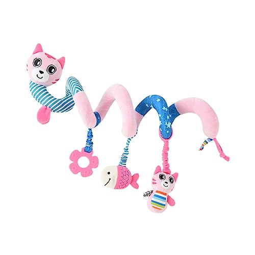 BESTonZON Kuschelige Rassel Spiral Für Kinderwagen Und Autositz Ideal Für Kleinkinder ädchen Und Jungen Bunte Tiermotive Katze Fördert Die Motorischen Fähigkeiten BESTonZON Kuschelige Rassel Spiral Für Kinderwagen Und Autositz Ideal Für Kleinkinder ädchen Und Jungen Bunte Tiermotive Katze Fördert Die Motorischen Fähigkeiten von BESTonZON
