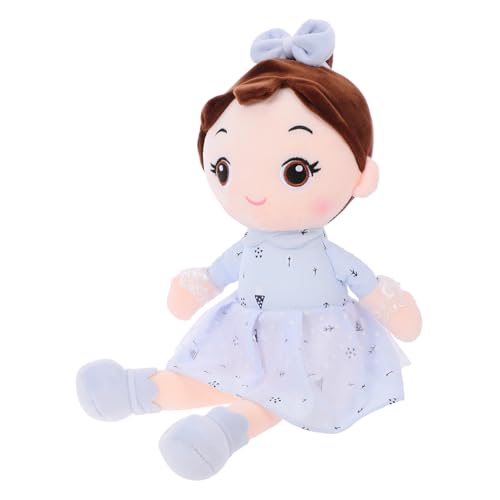 BESTonZON Kuschelplüschpuppe für Mädchen Niedliches Stoffspielzeug mit Blumenrock für Neugeborene als Schlafkissen oder Dekoration im Kinderzimmer BESTonZON Kuschelplüschpuppe für Mädchen Niedliches Stoffspielzeug mit Blumenrock für Neugeborene als Schlafkissen oder Dekoration im Kinderzimmer von BESTonZON
