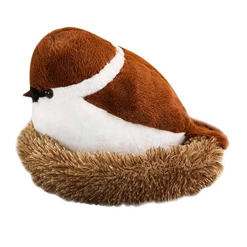 BESTonZON Kuscheltiere Spatz Plüschtier Flauschiger Deko Vogel für Wohnräume Liebevolles für Partydekoration Detailgetreu und Ansprechend für BESTonZON Kuscheltiere Spatz Plüschtier Flauschiger Deko Vogel für Wohnräume Liebevolles für Partydekoration Detailgetreu und Ansprechend für von BESTonZON