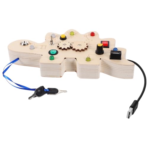 BESTonZON LED-Busy-Board kinderbeschäftigung lernspielzeug zabawki stymulujące rozwój Pädagogisches beschäftigt Bord Kinderspielzeug Holz BESTonZON LED-Busy-Board kinderbeschäftigung lernspielzeug zabawki stymulujące rozwój Pädagogisches beschäftigt Bord Kinderspielzeug Holz von BESTonZON