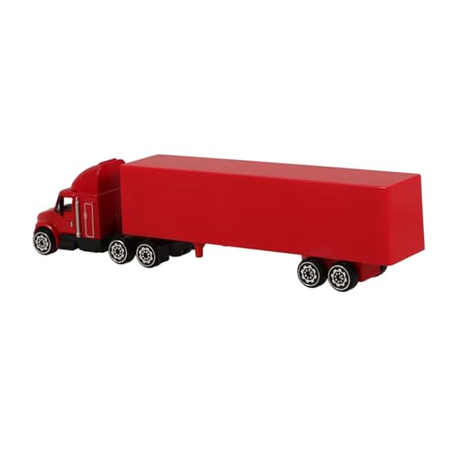BESTonZON Mini-Container-LKW-Modell Realistisches Konstruktionsspielzeug Für Jungen Jungen Automodell Spielzeug Desktop- von BESTonZON