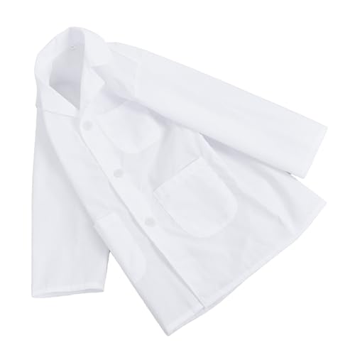 BESTonZON Laborkittel Arztkostüm Weiß Langarm Experiment Uniform Atmungsaktiv Bequem Für Rollenspiele Wissenschaft Halloween Schule Jungen Mädchen BESTonZON Laborkittel Arztkostüm Weiß Langarm Experiment Uniform Atmungsaktiv Bequem Für Rollenspiele Wissenschaft Halloween Schule Jungen Mädchen von BESTonZON