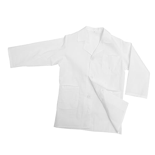 BESTonZON Laborkittel Unisex Waschbare Wissenschaftler Kleidung Weißer Arztkittel Für Ideal Für Rollenspiele Und Fasching Größe 126 Perfekt Für Kleine Wissenschaftler Und BESTonZON Laborkittel Unisex Waschbare Wissenschaftler Kleidung Weißer Arztkittel Für Ideal Für Rollenspiele Und Fasching Größe 126 Perfekt Für Kleine Wissenschaftler Und von BESTonZON