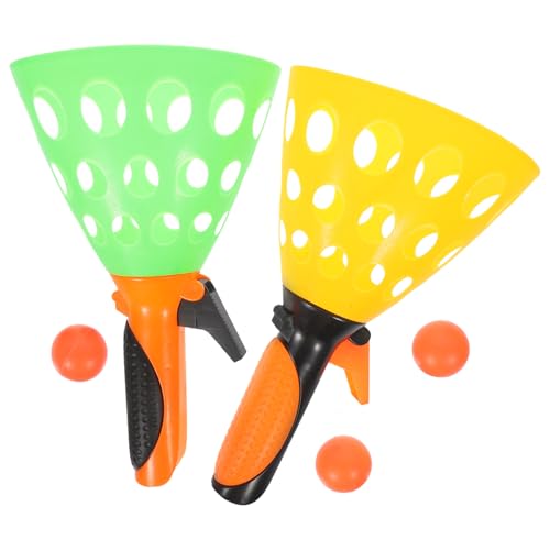 BESTonZON Launch- und Fangspiel, Wurfspiel für Kinder, Outdoor-Aktivität im Garten oder Hinterhof, Kunststoff, 24,5 x 12,5 x 5 cm BESTonZON Launch- und Fangspiel, Wurfspiel für Kinder, Outdoor-Aktivität im Garten oder Hinterhof, Kunststoff, 24,5 x 12,5 x 5 cm von BESTonZON