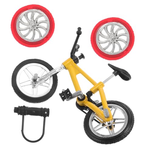 BESTonZON Legierung Mini Finger Fahrrad Modell Mountainbike für Detailgetreues Realistisches Miniatur Bike Kreative Deko für Mountainbike Szenen Fördert Fantasie und Spielspaß von BESTonZON
