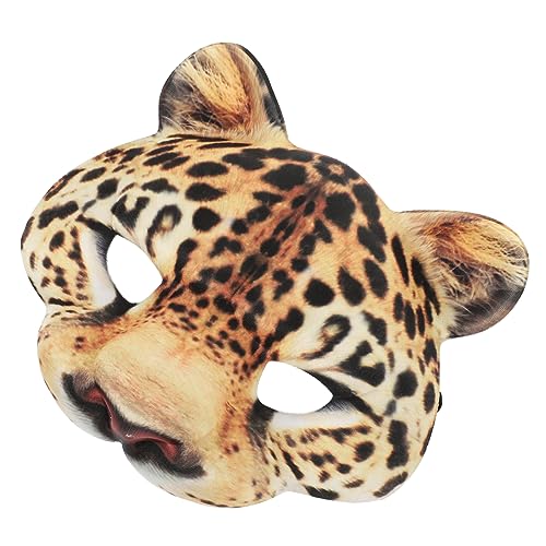 BESTonZON Leichter EVA Halbgesichts Masquerade Masken Leopard Design Verstellbar für Damen und Herren Vielseitig für Fasching Halloween Karneval und Kostümpartys Geeignet Komfortabel und BESTonZON Leichter EVA Halbgesichts Masquerade Masken Leopard Design Verstellbar für Damen und Herren Vielseitig für Fasching Halloween Karneval und Kostümpartys Geeignet Komfortabel und von BESTonZON