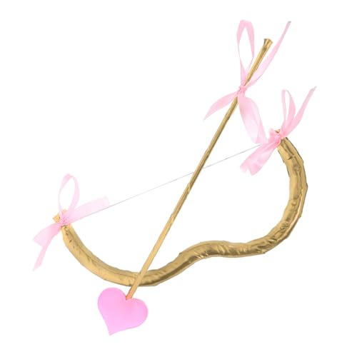 BESTonZON Leichtes Cupid Kostüm Zubehör Set Glänzender Kleiner Bogen und Accessoire für Frauen und Requisite für Valentinstag Cosplay Partys und Rollenspiele BESTonZON Leichtes Cupid Kostüm Zubehör Set Glänzender Kleiner Bogen und Accessoire für Frauen und Requisite für Valentinstag Cosplay Partys und Rollenspiele von BESTonZON