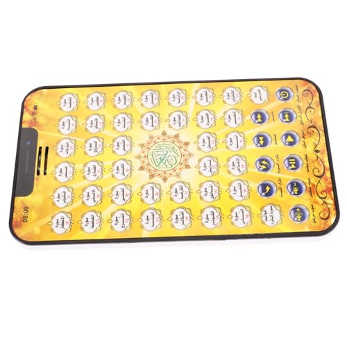 BESTonZON Lernspielzeug Arabisch Lernmaschine Interaktives Tablet Frühpädagogisch Geistig Fördernd Gelb Ohne Batterie BESTonZON Lernspielzeug Arabisch Lernmaschine Interaktives Tablet Frühpädagogisch Geistig Fördernd Gelb Ohne Batterie von BESTonZON