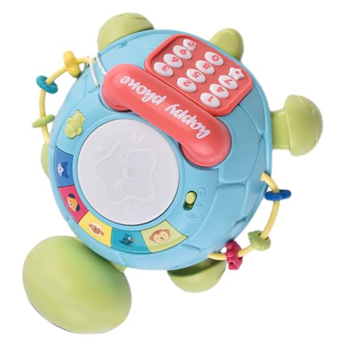 BESTonZON Lernspielzeug Schildkröte Buntes Krabbelndes Musikspielzeug für Kleinkinder Handliches Storytelling Telefon Fördert Hand Auge Koordination und Sprachentwicklung Plastikfrei Sicher BESTonZON Lernspielzeug Schildkröte Buntes Krabbelndes Musikspielzeug für Kleinkinder Handliches Storytelling Telefon Fördert Hand Auge Koordination und Sprachentwicklung Plastikfrei Sicher von BESTonZON