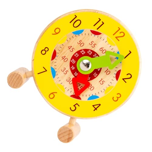 BESTonZON Lernuhr Für Pädagogisches Lernuhr Zur Zeitkognition Buntes Holzspielzeug Zur Frühkindlichen Ideal Für Zuhause Und Kindergarten BESTonZON Lernuhr Für Pädagogisches Lernuhr Zur Zeitkognition Buntes Holzspielzeug Zur Frühkindlichen Ideal Für Zuhause Und Kindergarten von BESTonZON